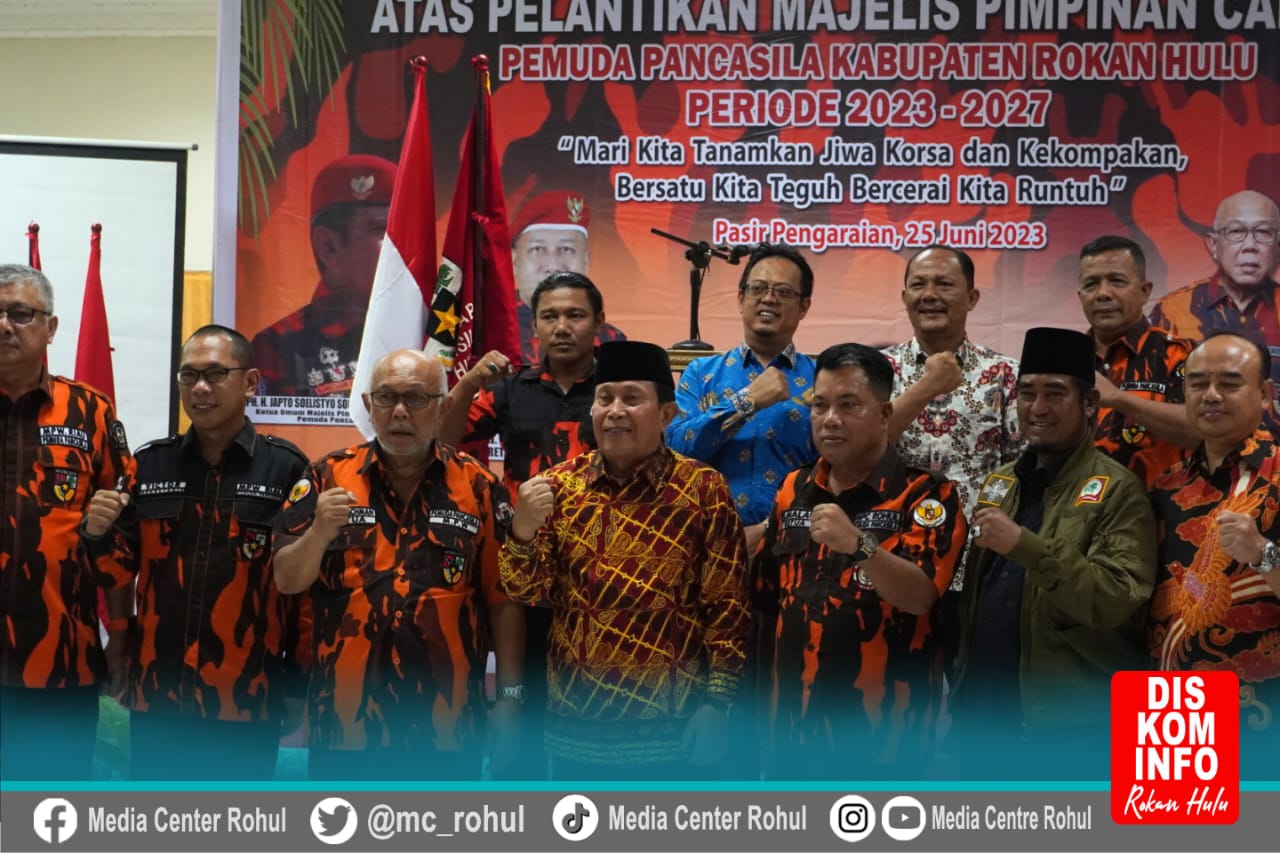 Bupati Sukiman Hadiri Pelantikan MPC PP Rohul